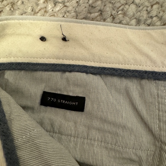J. Crew Off-White Chino Pants 30x30 484 Fit - Picture 2 of 3